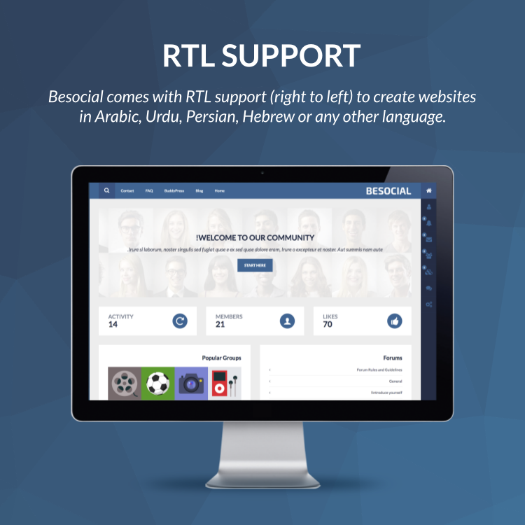 wordpress theme rtl support